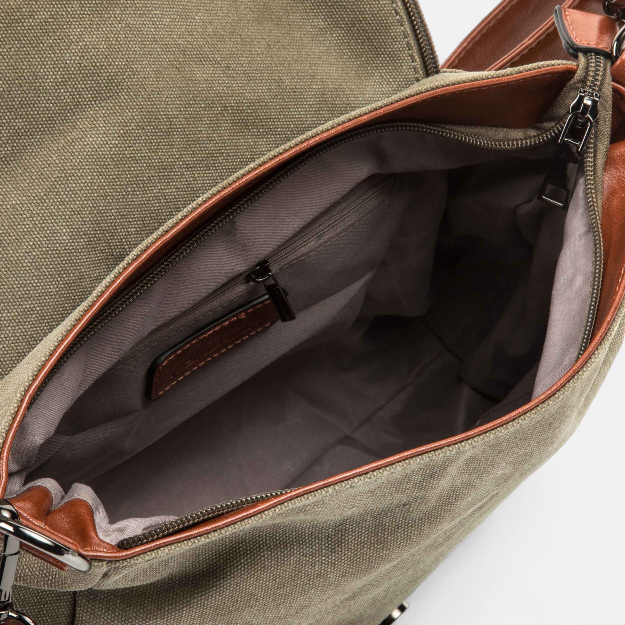 Sac bandoulière kaki