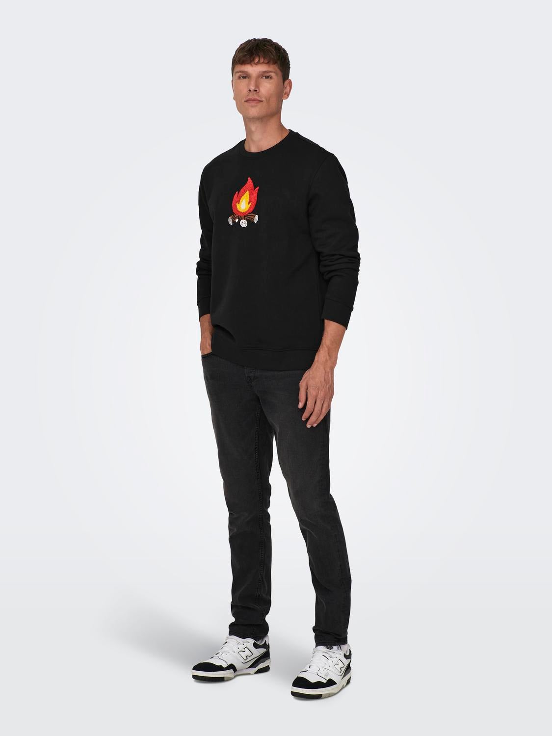 ONSOLIVER Sweatshirt Black