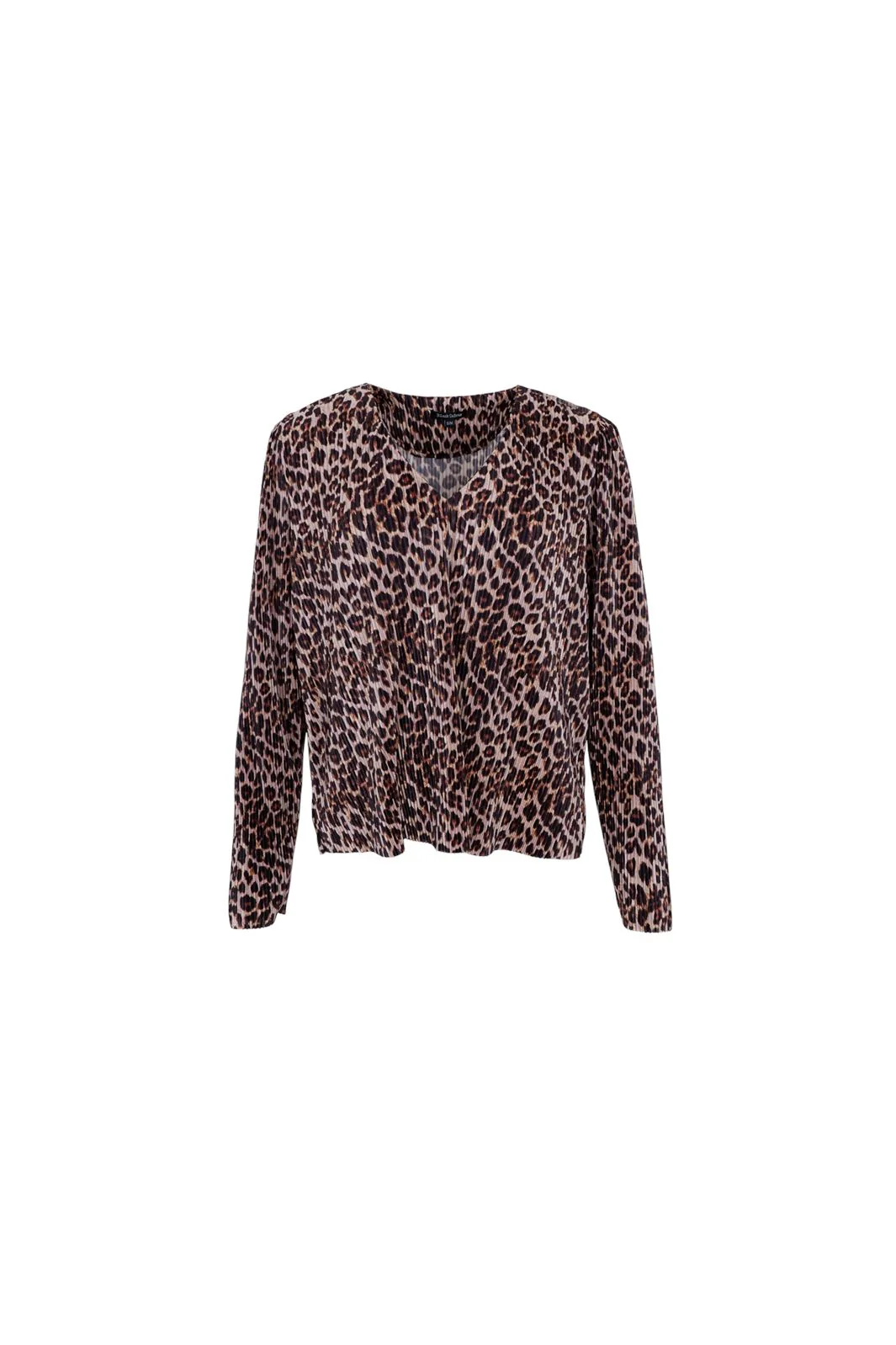 Black Colour Bchayden Plissé Blouse 40668