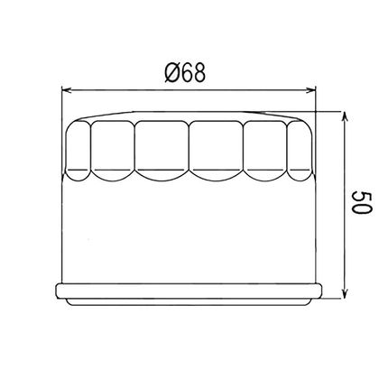 Filtre à huile HifloFiltro HF985 Type origine