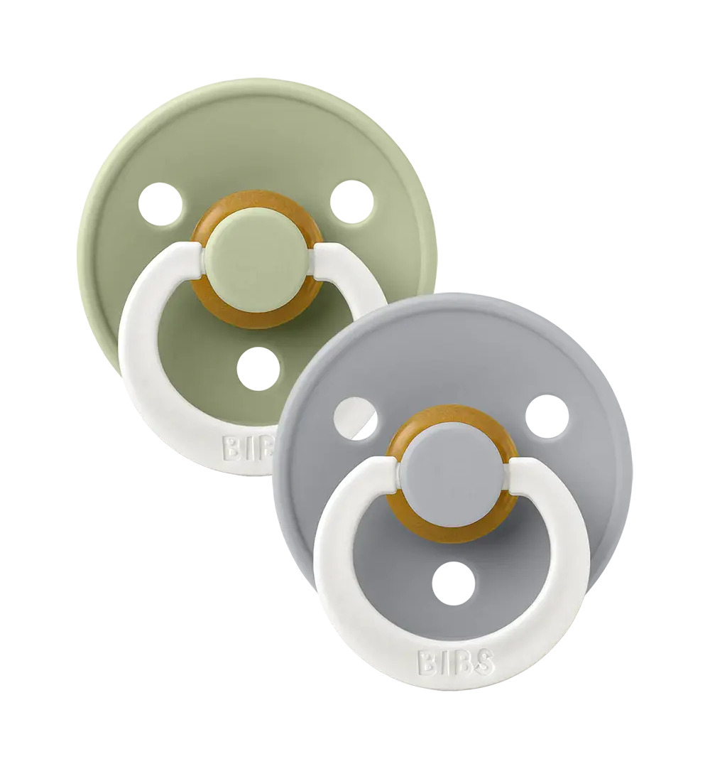 Bibs Fopspeen maat 3 – sage/cloud night 2pack (2 stuks)