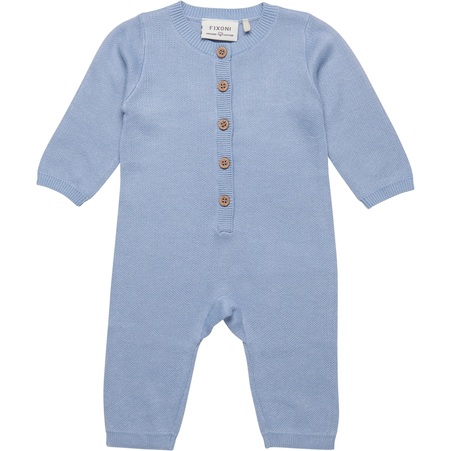 Fixoni Overall Bamboo Knit Blue Fog