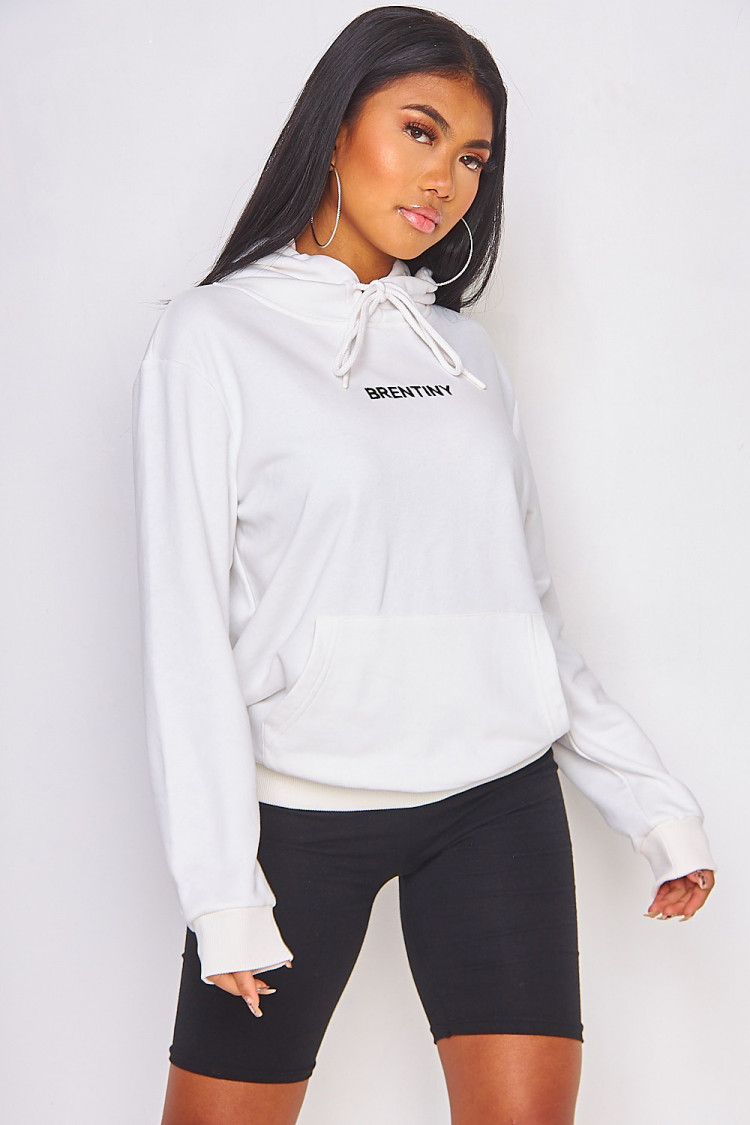 Sweat à capuche Brentiny écru