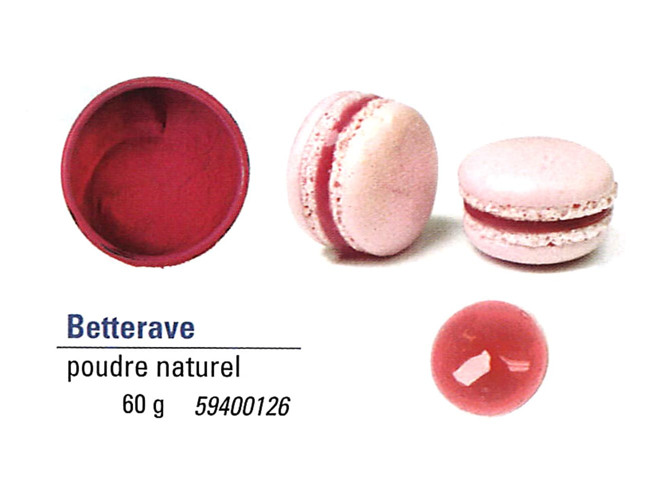 Colorant naturel rouge betterave en poudre - hydrosoluble - 60 g - Chocolatree