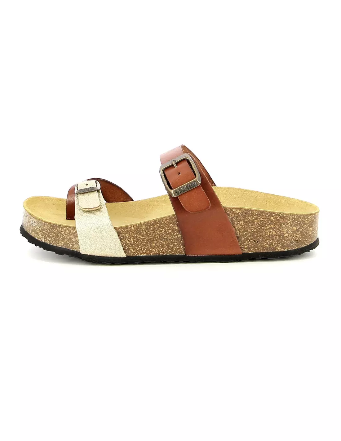 PLAKTON CP BOMBAY - Sandales & nu-pieds Camelooro