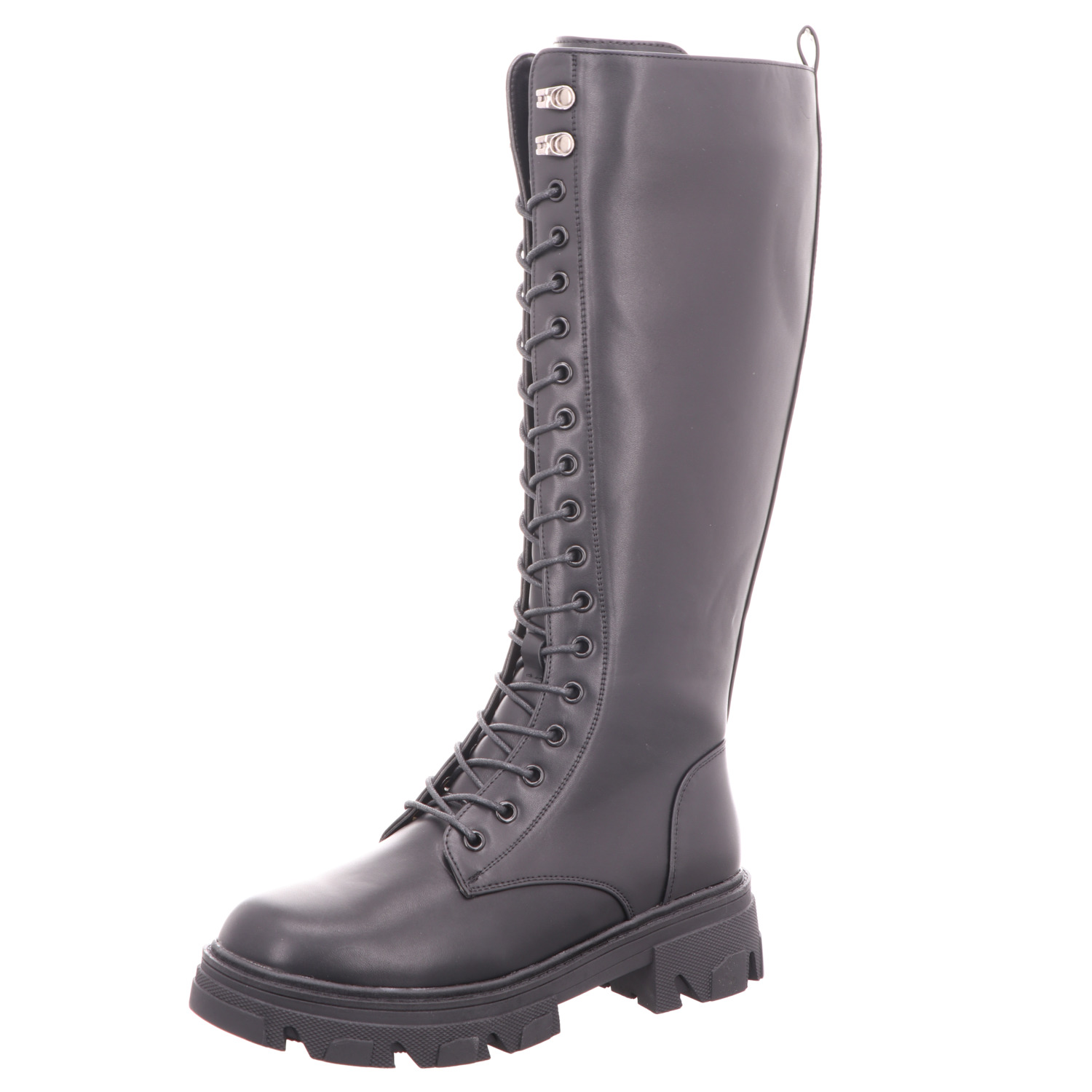 Cats Damen-Schaftstiefel gefüttert Schwarz