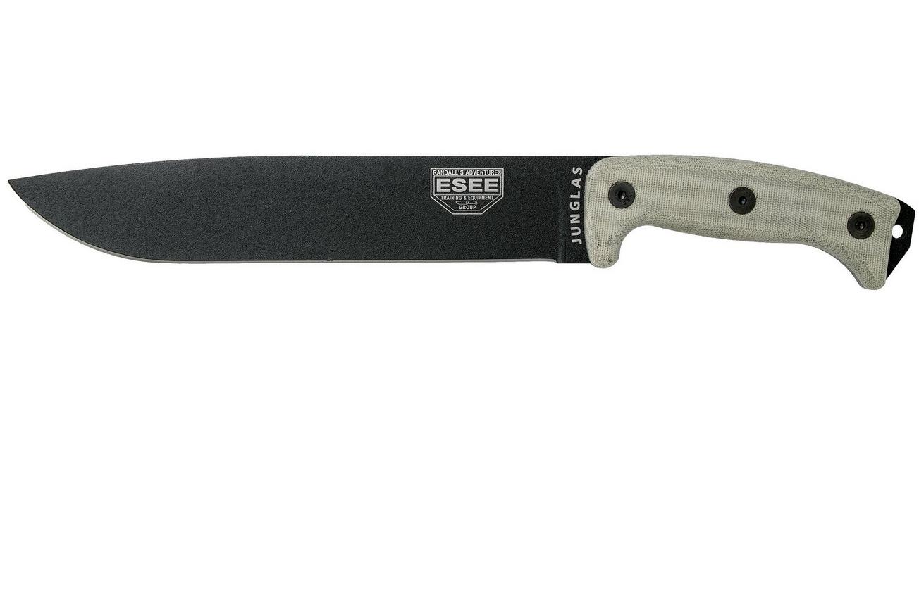 ESEE Junglas Black survivalmes kydex schede   MOLLE-back
