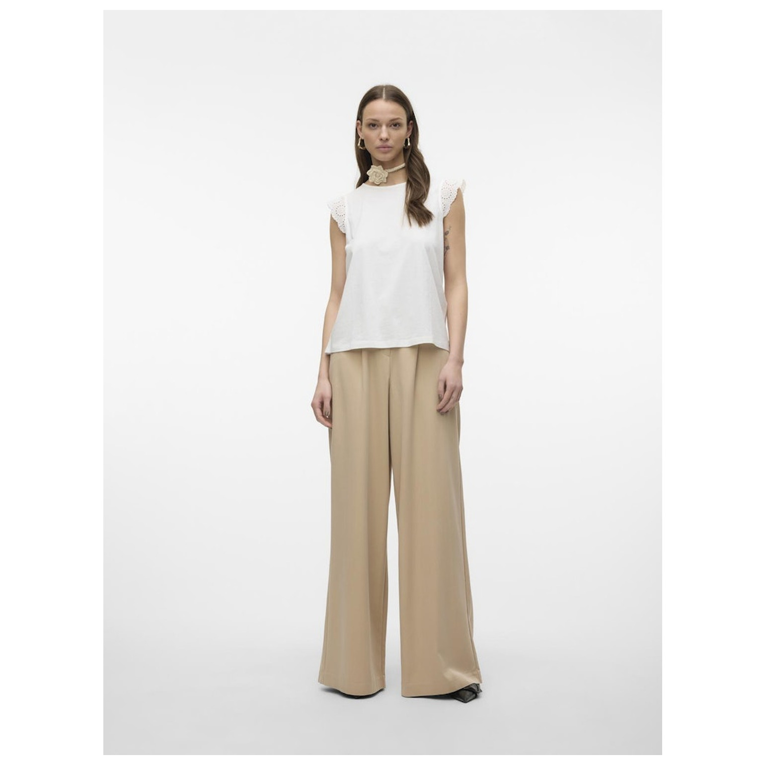 Vero Moda VMEMILY SL GATHERING TOP JRS N