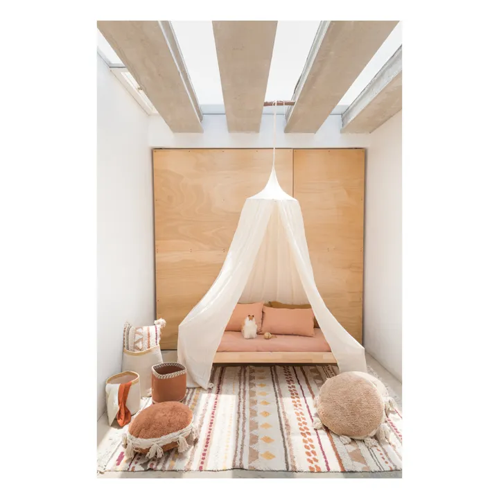 Lorena Canals x Smallable Coussin de sol Sind Smallable x Lorena Canals | Terracotta