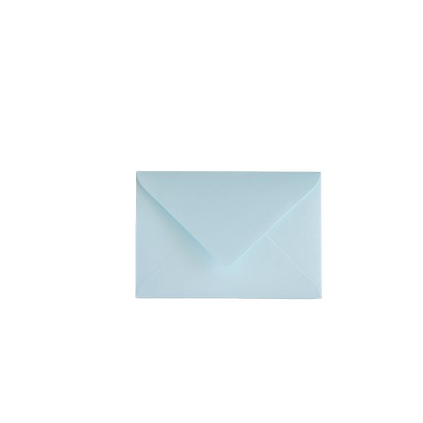 Envelope Azul Bebé Metalizado para Convites B6 Pack 10 un