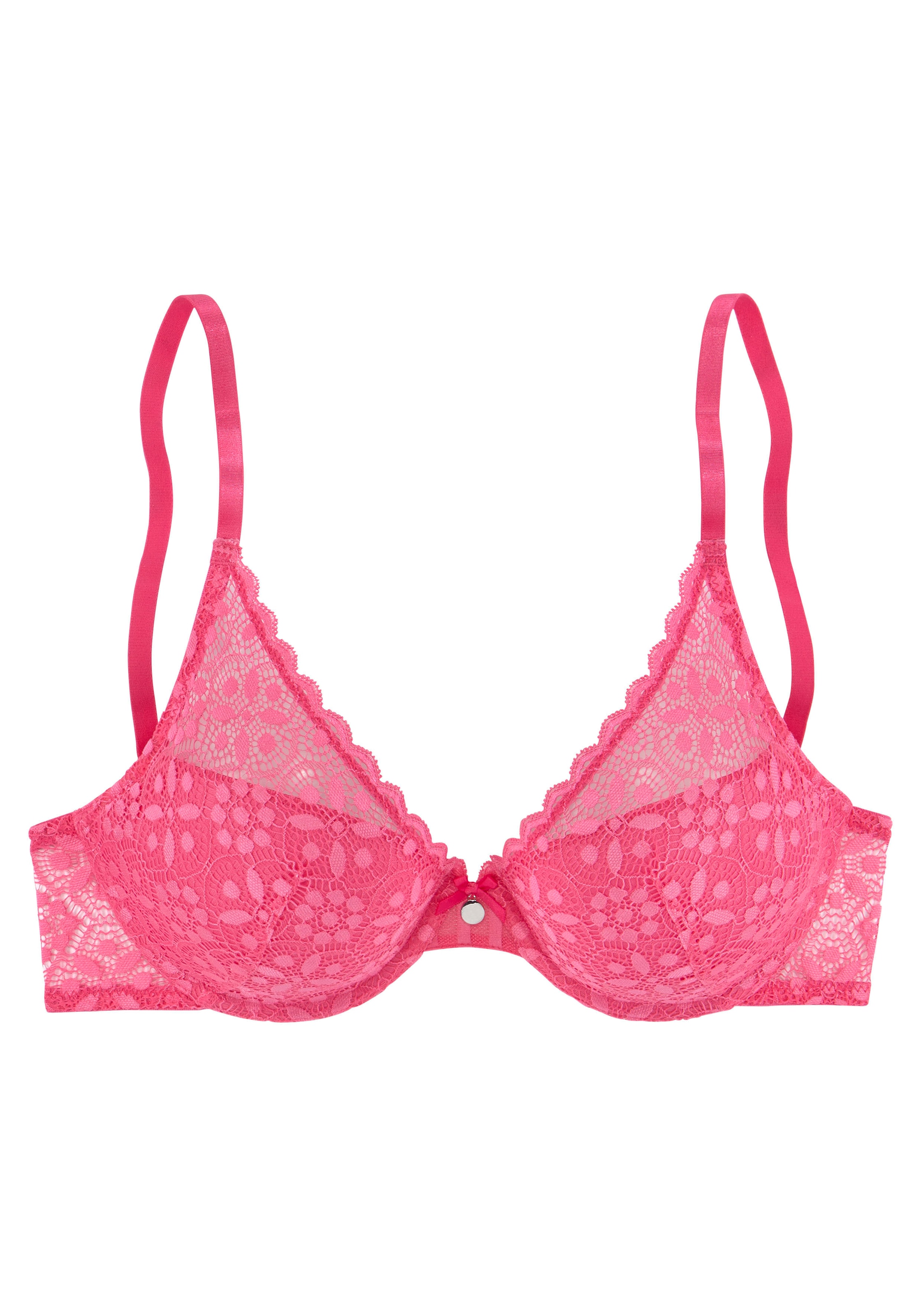 s.Oliver Push-up-BH »Amelie«, aus floraler, transparenter Spitze, Dessous