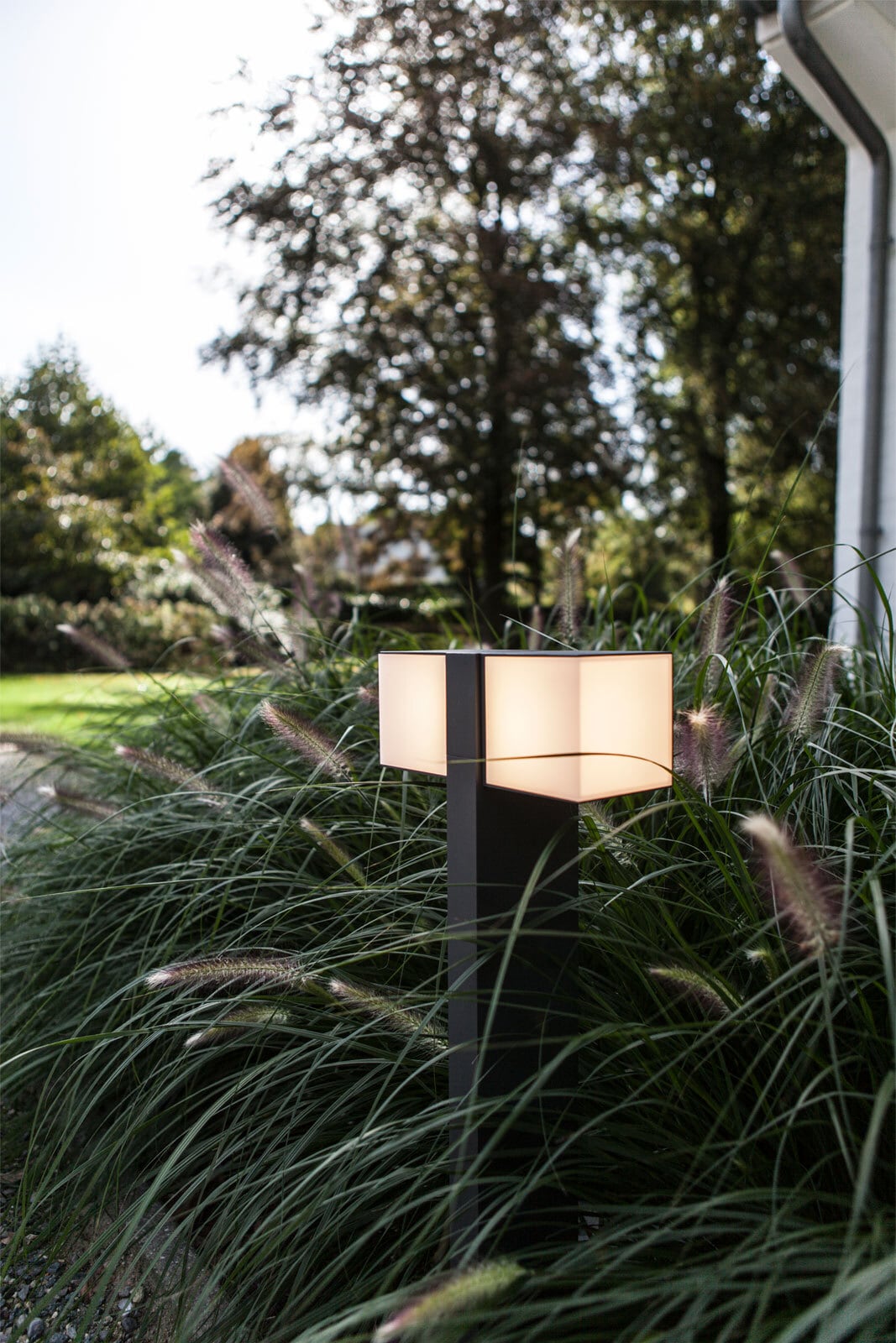 ECO-LIGHT LED Wegeleuchte CUBA 2-flg anthrazit