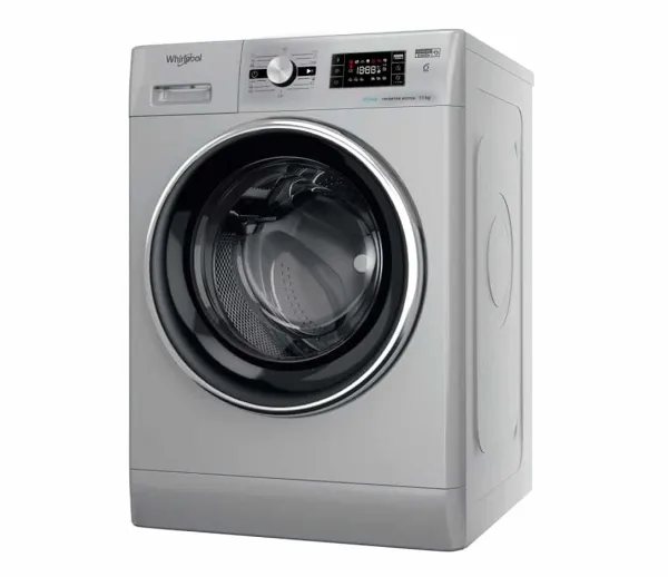Whirlpool AWG 1114SD - Vaskemaskine - bredde: 59.5 cm - dybde: 60.5 cm - højde: 85 cm - frontbetjening - 71 liter - 11 kg - 1400 rpm - sølv