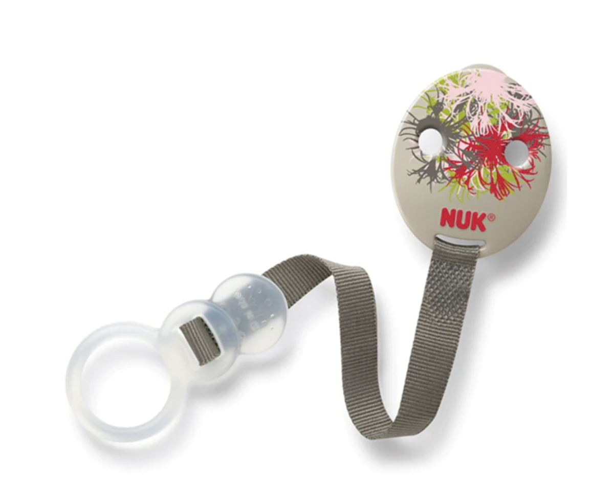 Attache sucette Duo NUK - Rose