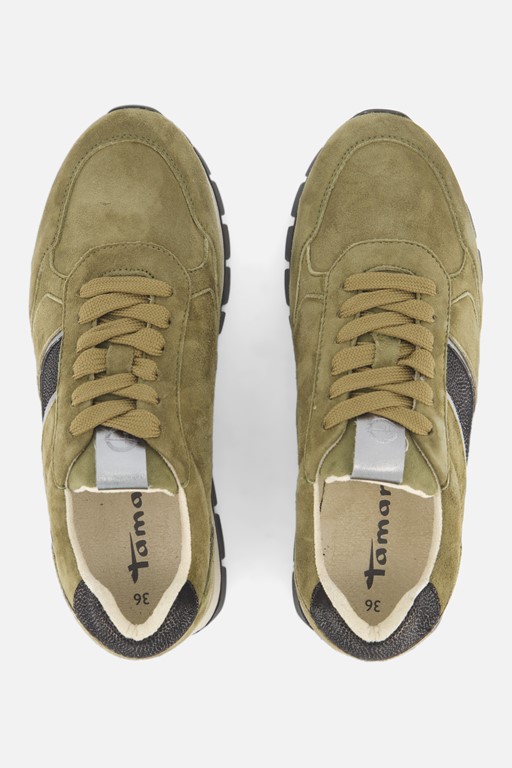 Tamaris Sneakers groen Synthetisch