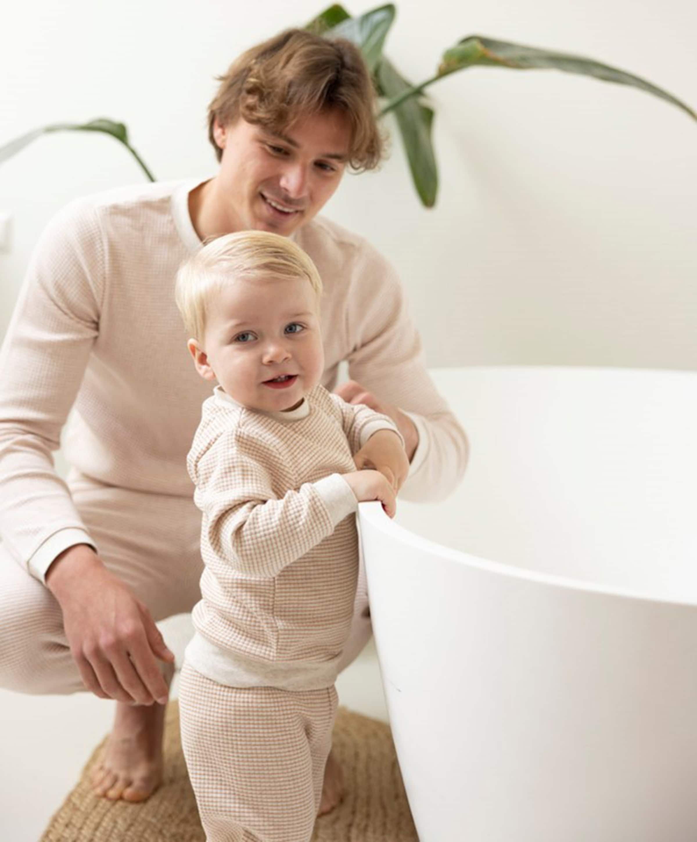 Feetje Uniseks pyjamaset  bruin