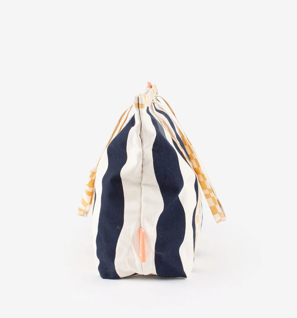 SAC SHOPPING TOILE BRODÉEMARINO