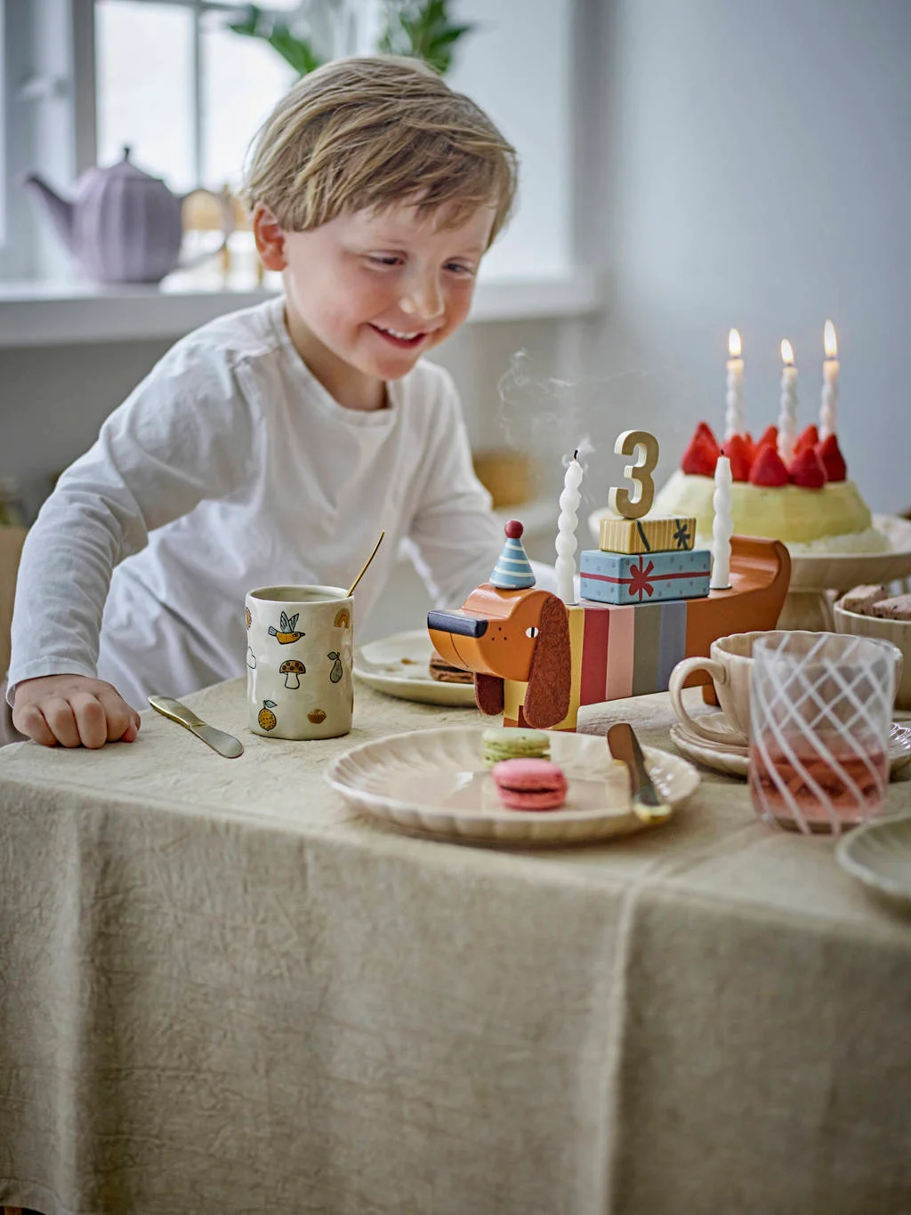 Bloomingville Mini serviesset Agnes (set van 3)