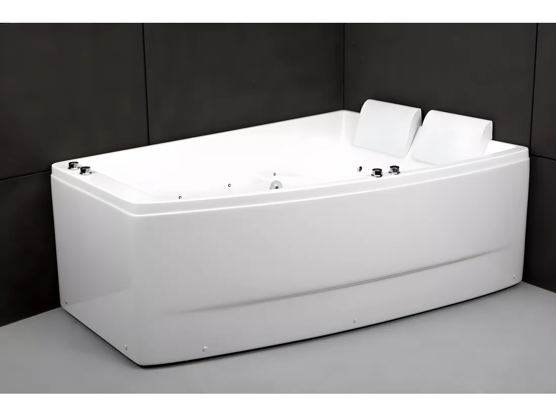 Baignoire balnéo 2 places SANGHA DUO Wave Droite L170xl(120x70)xH63cm, by SPALINA