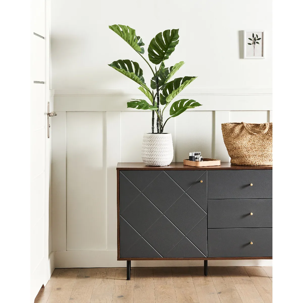 Beliani Plante Artificielle MONSTERA PLANT 94 cm