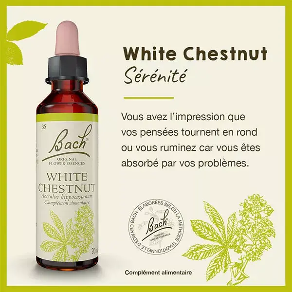 Fleurs de Bach Original - White Chestnut 20ml