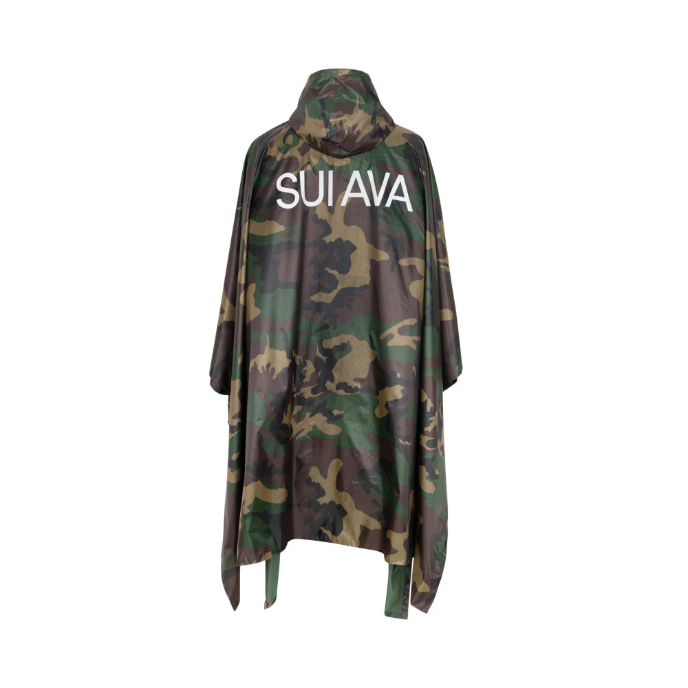 Sui Ava  Camou regnponcho - Camou