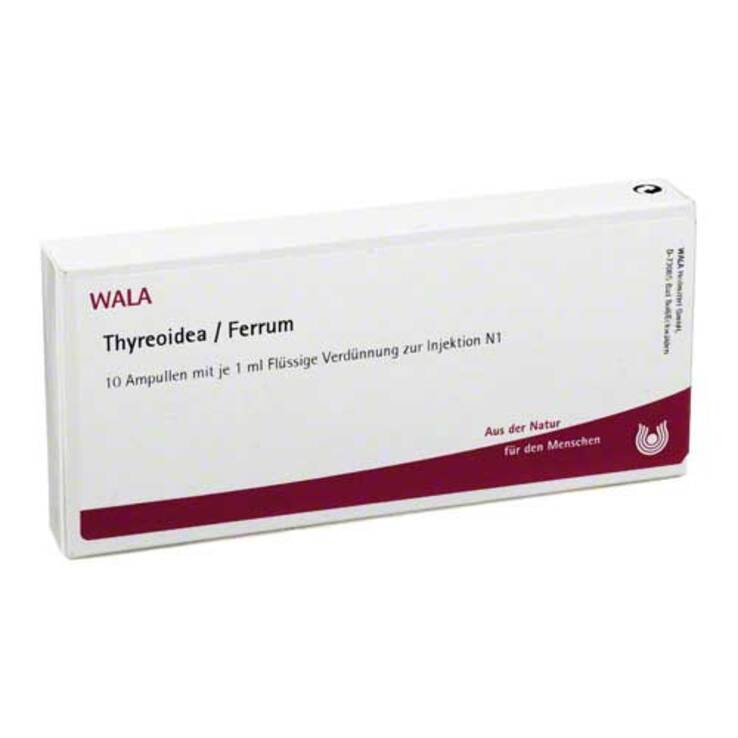 Thyreoidea Ferrum Ampullen, 10X1 ml