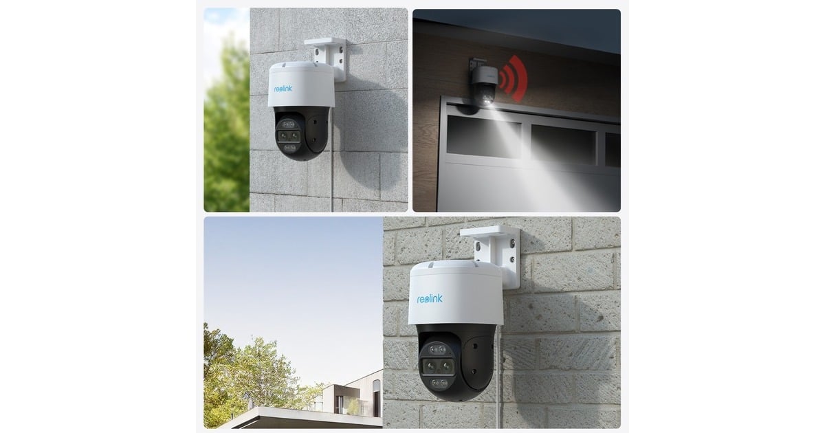 ReolinkP760 4K Dual-Lens PTZ camera met motion tracking  (Wit/zwart)