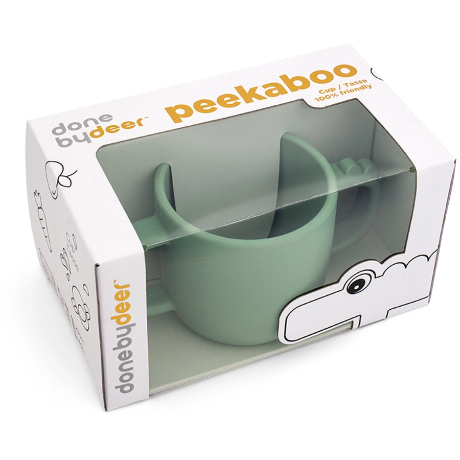 Done by Deer™ Trinkbecher Peekaboo Croco in grün