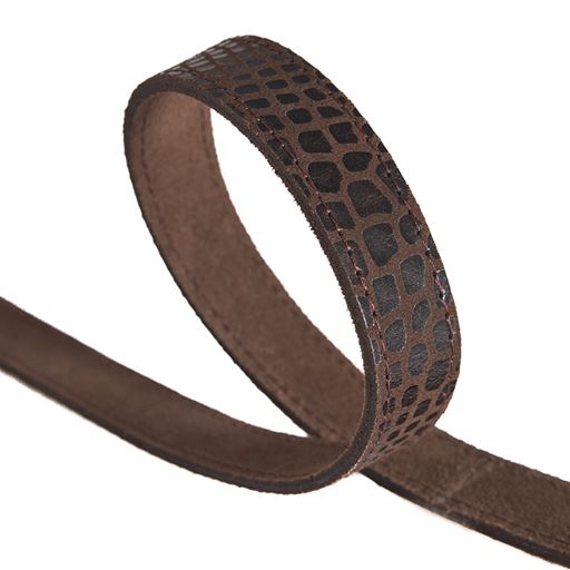 Depeche Bælte, Brown Croco, 85 cm