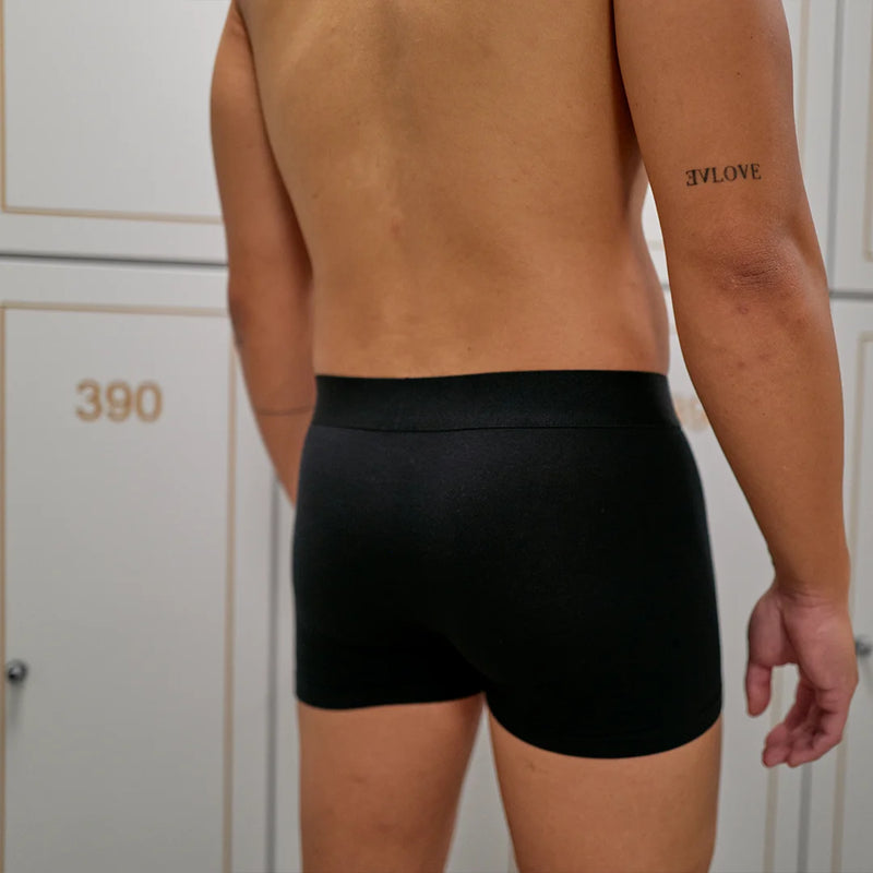 Boxershorts mit Eingriff Schwarz