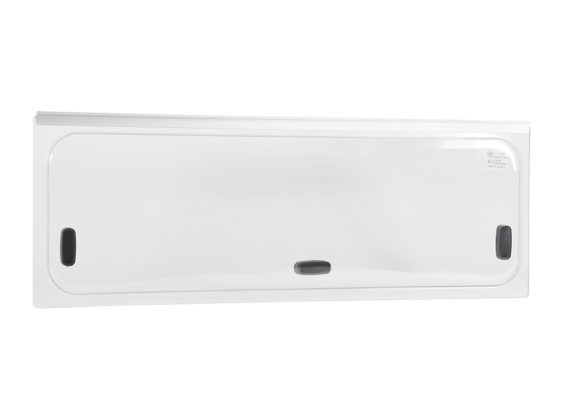 NRF 900 x 600 mm getint dubbelglas klapraam - grey