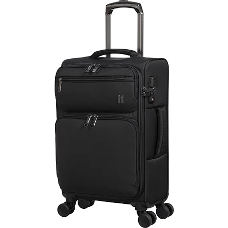 Air håndbagagetrolley 8 hjul 53,5 cm - sort