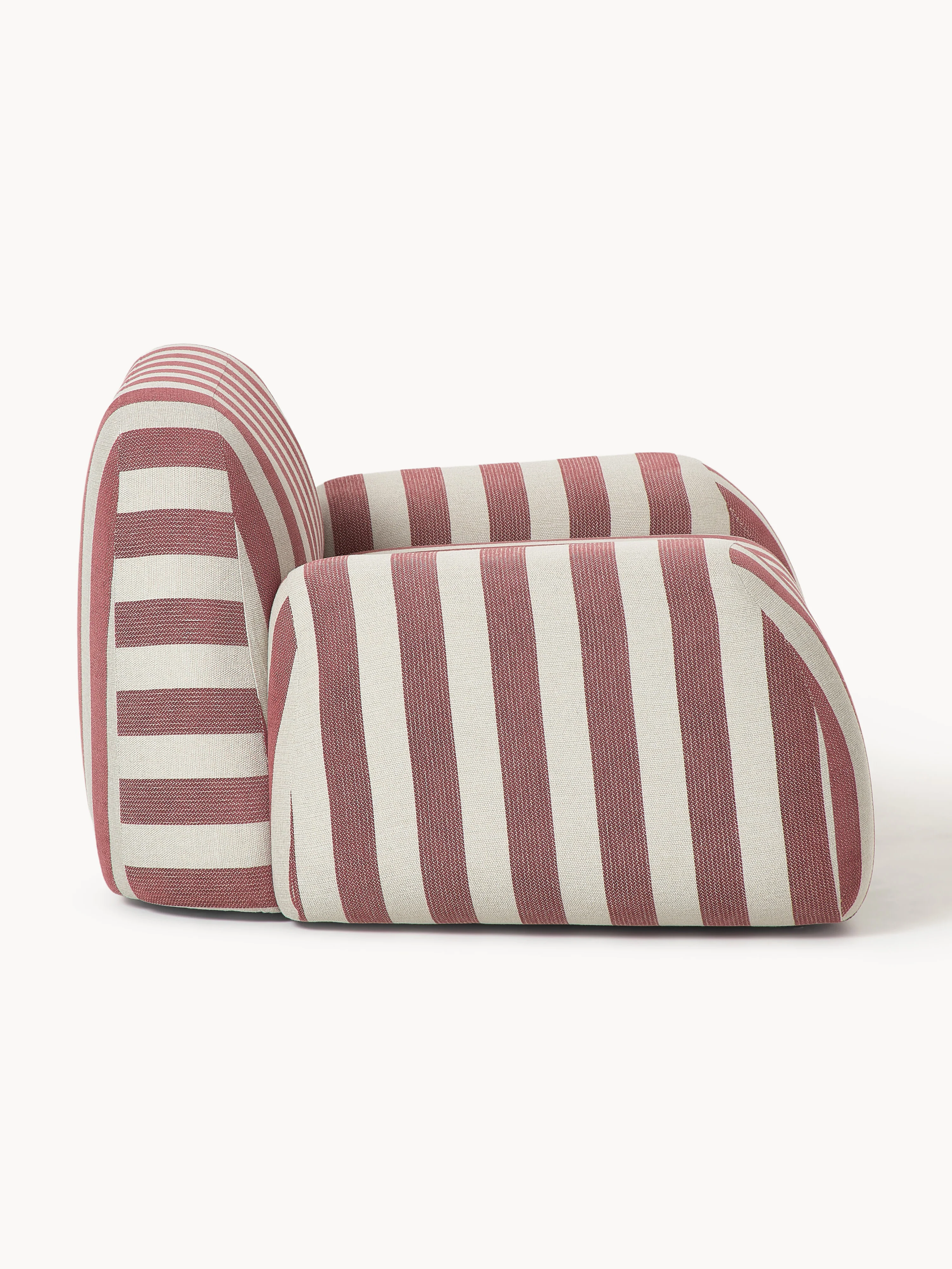 Gestreepte loungefauteuil Wolke