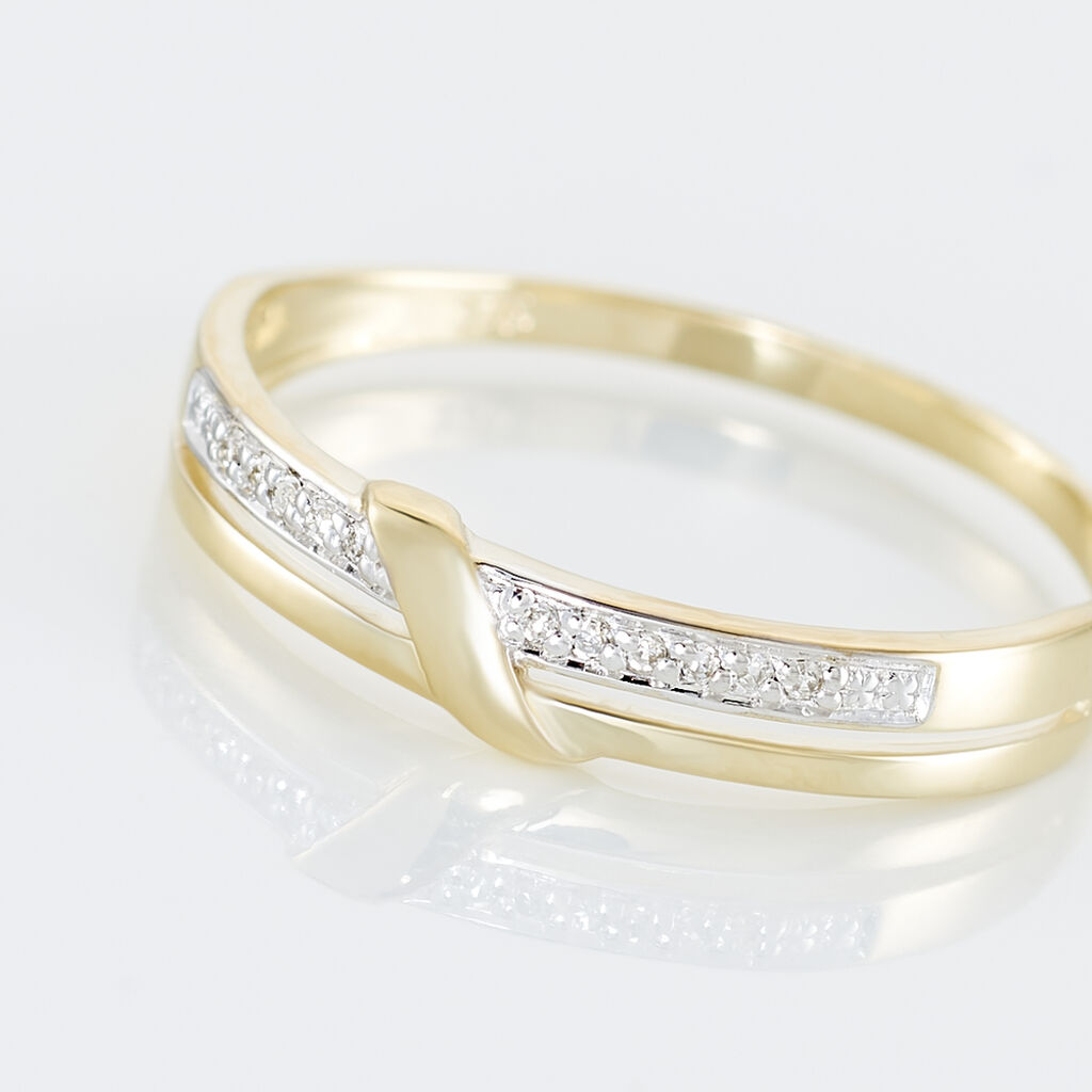 Bague Daynis Or Jaune Diamant