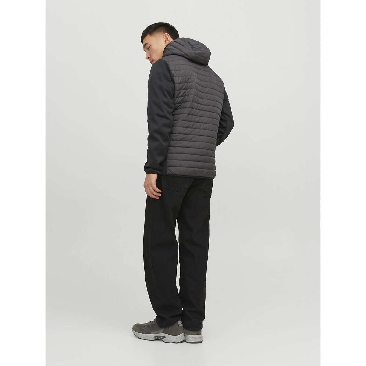 JACK & JONES<br>Colete acolchoado, dois tecidos, acolchoado multicolorido