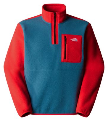 Polaire The North Face Yumiori 1/4 Zip Bleu/Rouge