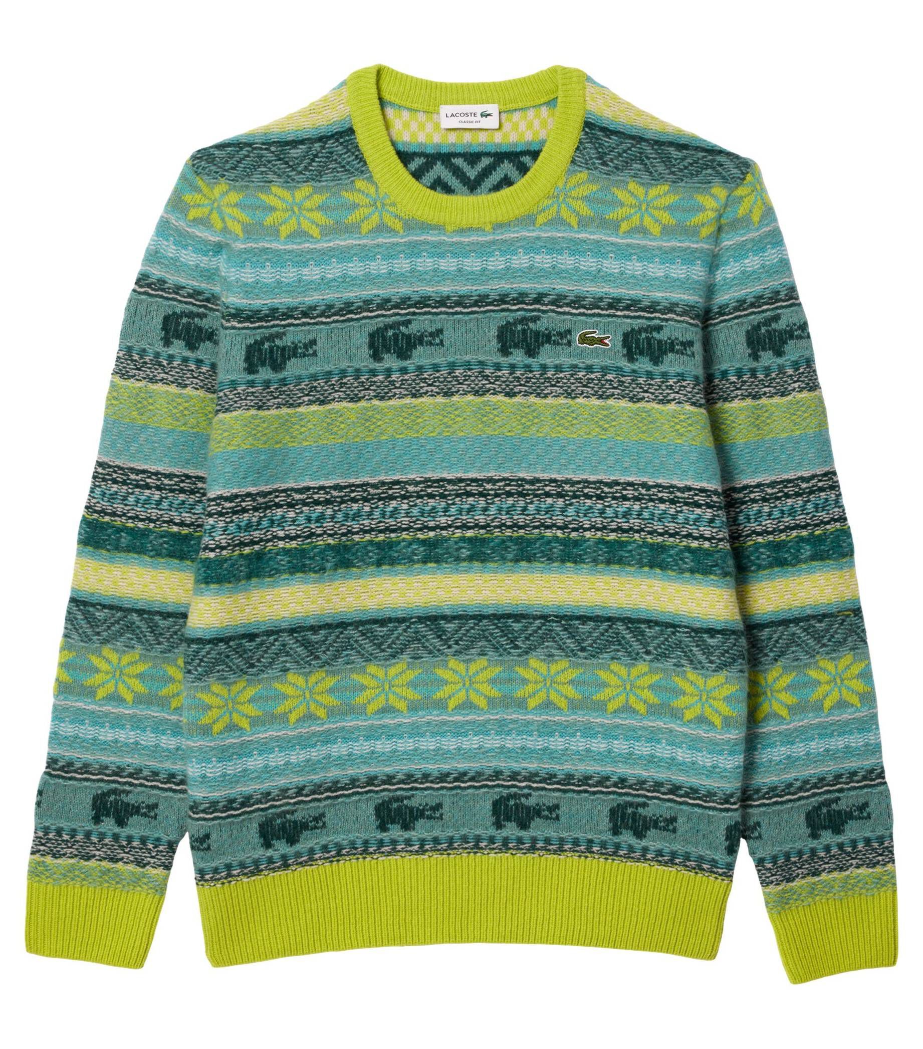 Lacoste| Herren Strickpullover mit Schurwolle und Alpaka