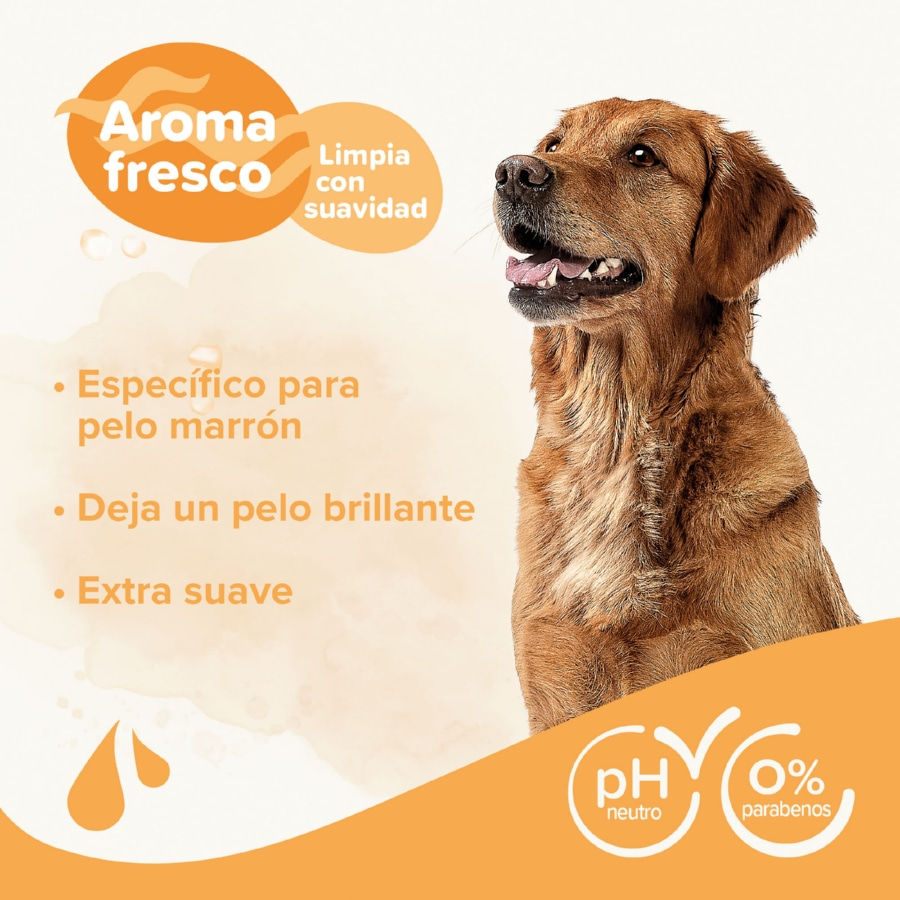 Shampoo Beaphar para pelos castanhos de cães