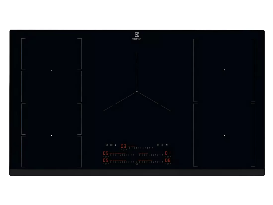 Electrolux Table de cuisson induction 90cm 5 feux 7350w noir - EIV95550
