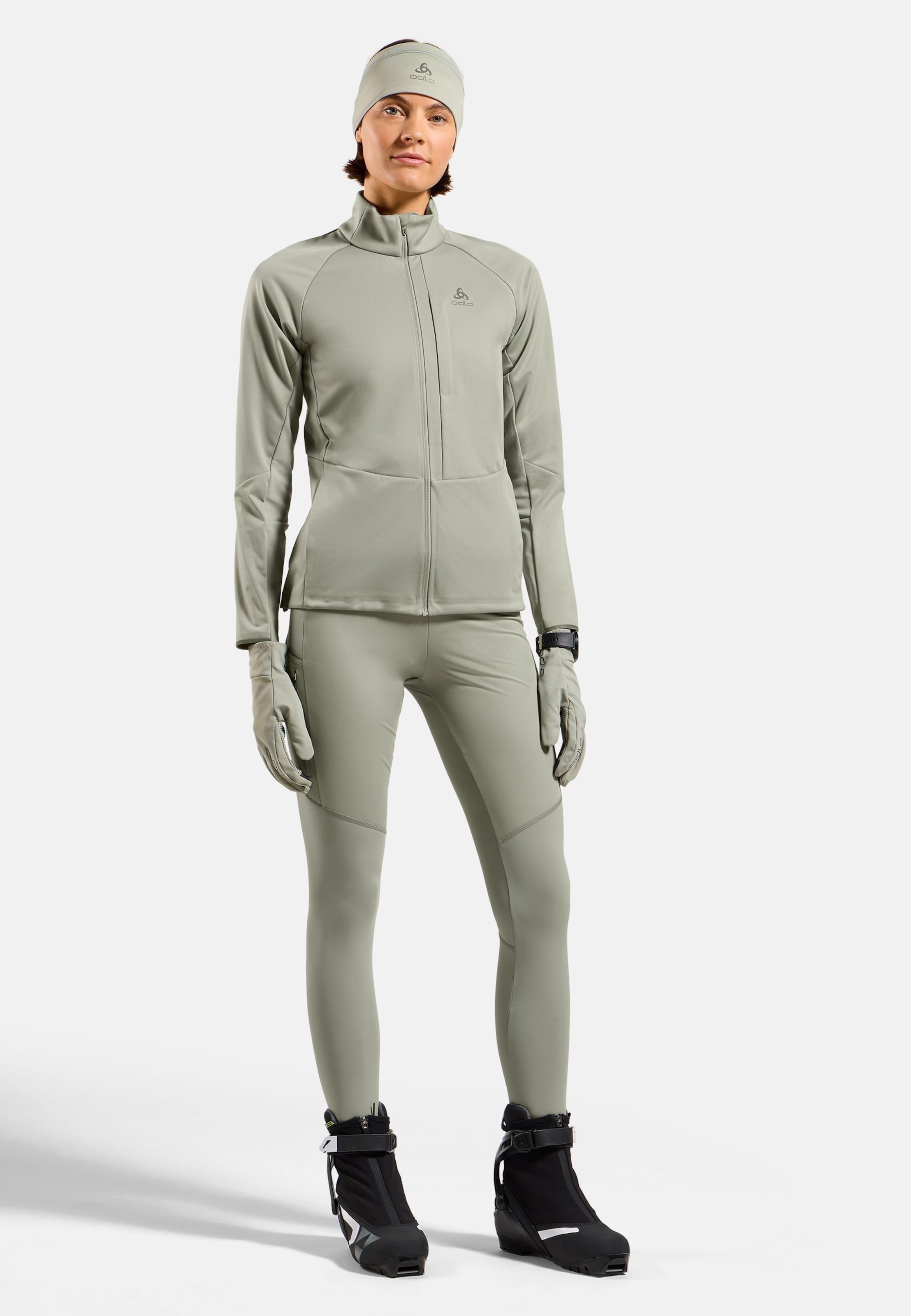 Winddichte Zeroweight Pro Warm Langlauftights in shadow