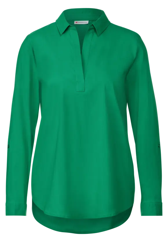 Business Longbluse - fresh spring green