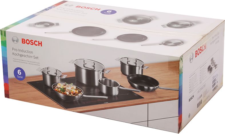 Conjunto de panelas e frigideiras premium de 6 peças para fogões de indução 17005722HEZ9SE060