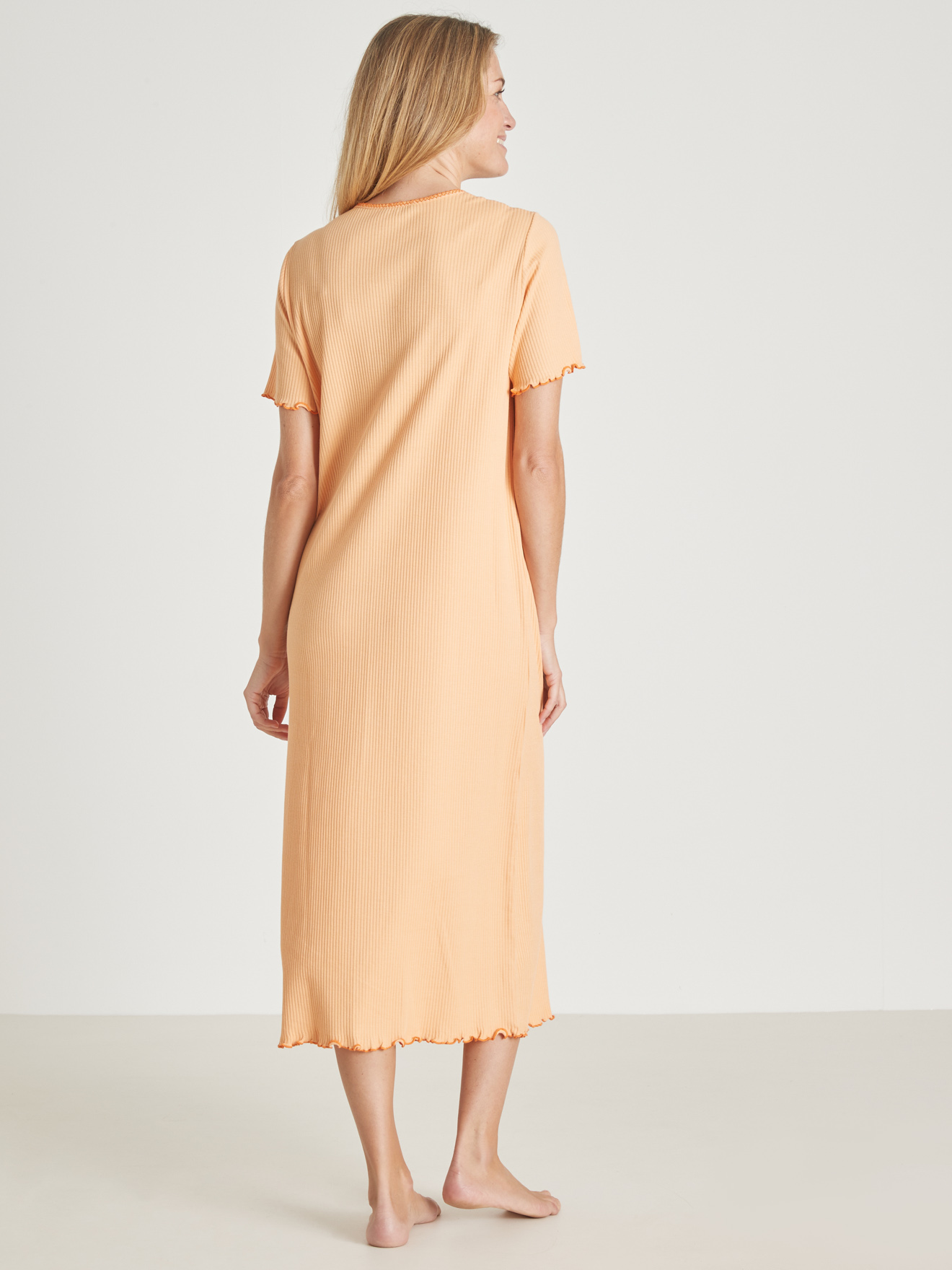 Chemise de nuit longue, interlock