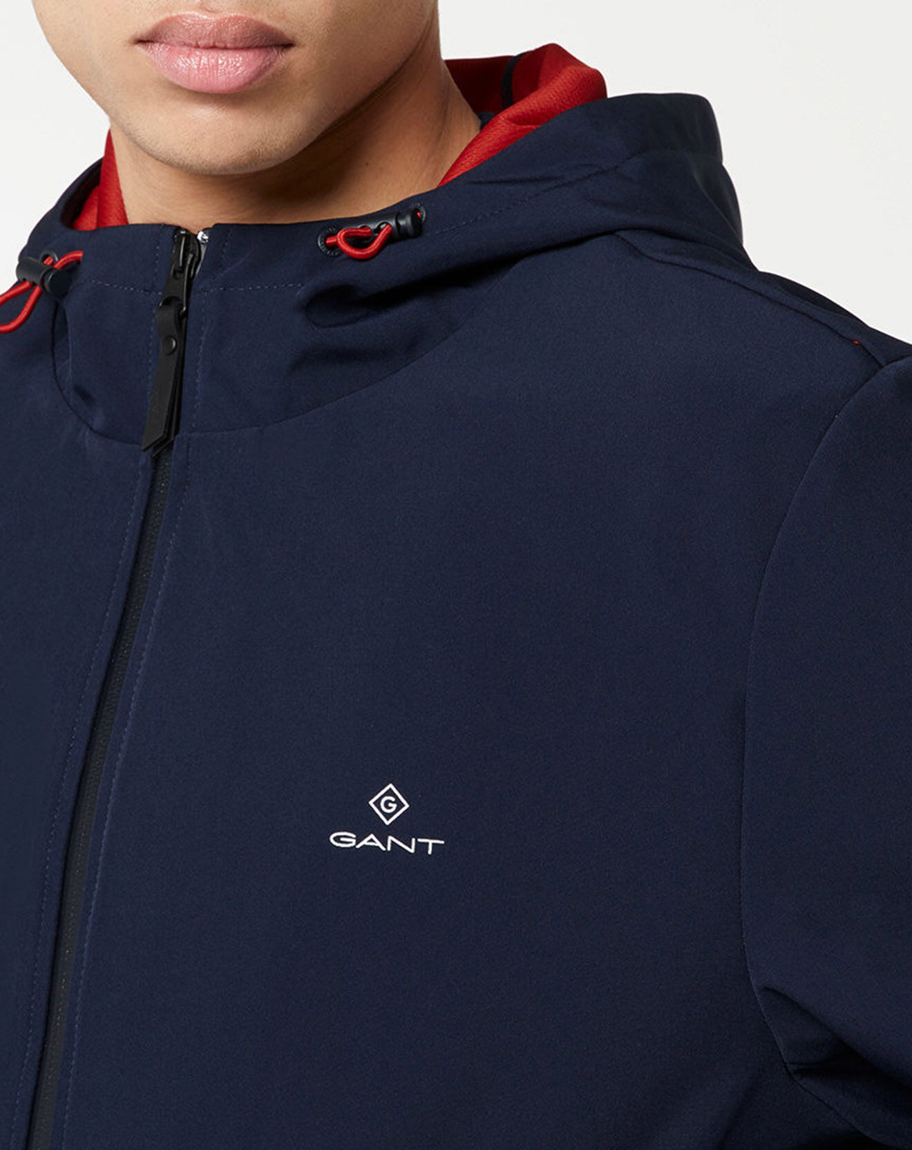 Gant Blouson Sport Technik Hood bleu