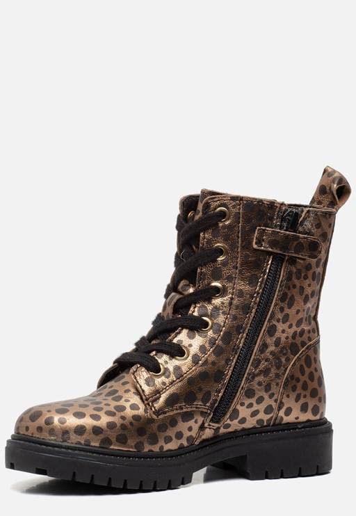 Muyters Veterboots zwart Suede 32603