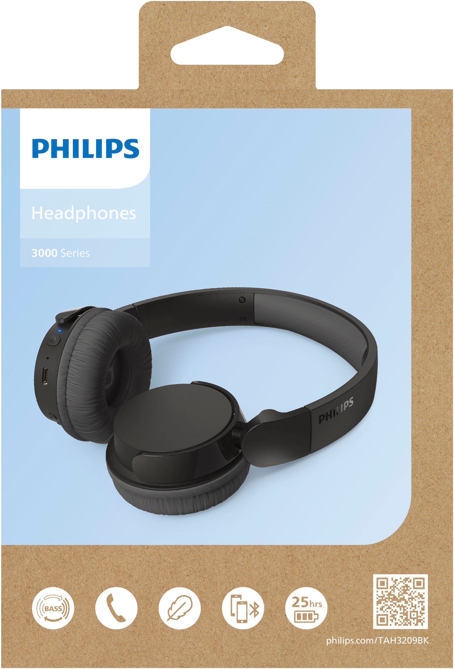 Philips wireless Kopfhörer »TAH 3209« A2DP Bluetooth | AVRCP Bluetooth | Bluetooth | HFP Freisprechfunktion | Geräuschisolierung | Multi-Point-Verbindung | Sprachsteuerung | kompatibel mit Siri