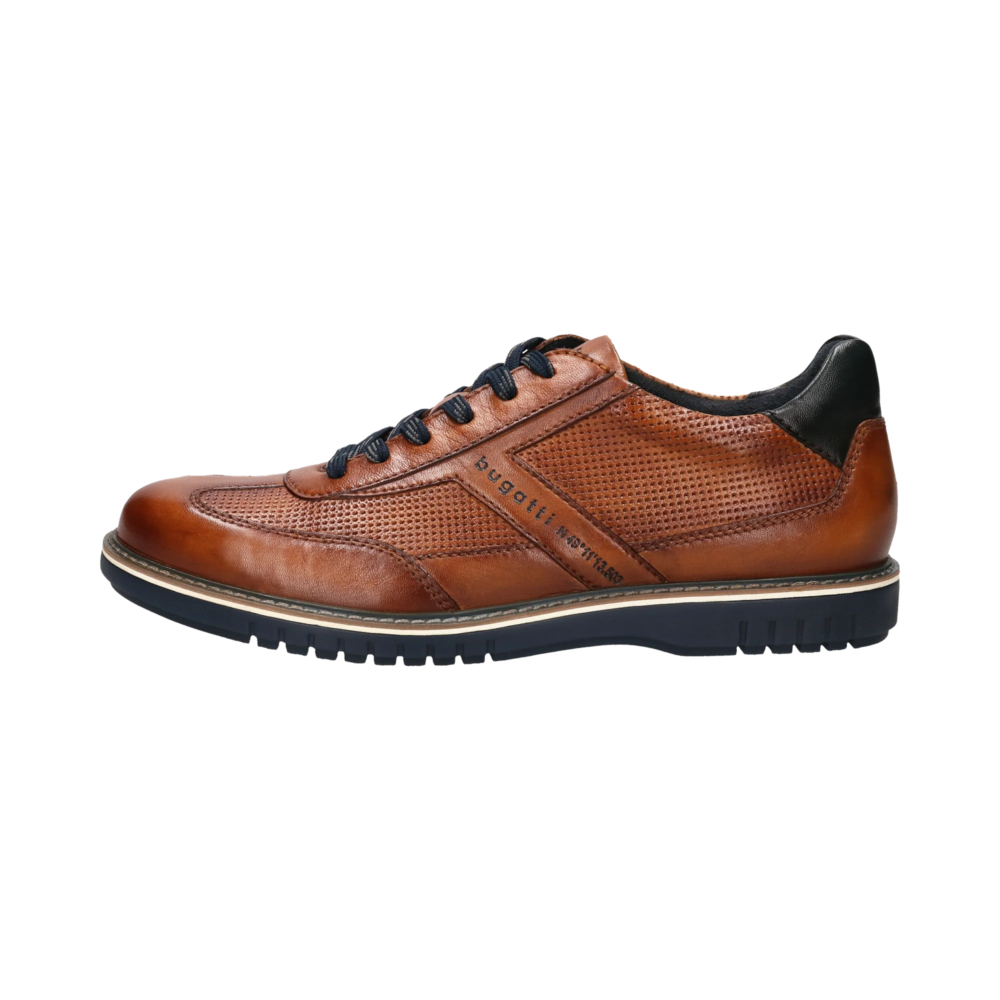 Leder Schnürer cognac