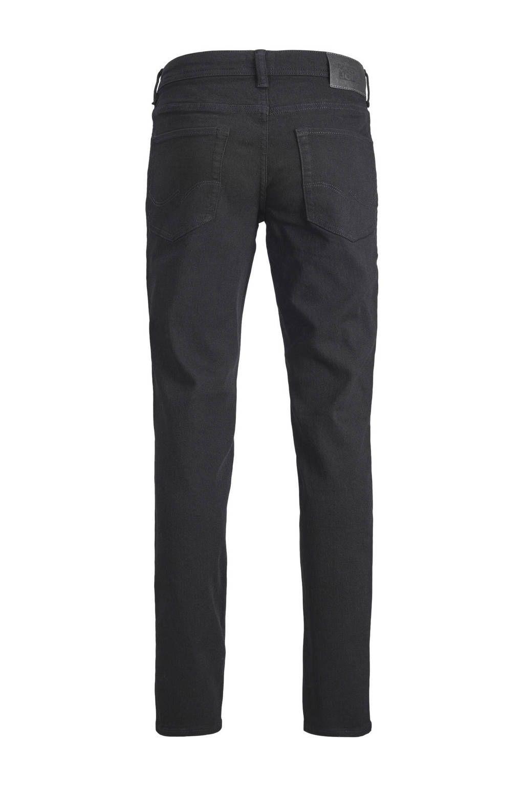Jeans zwart jongenslow waist slim fit jeans JJIGLENN JJORIGINAL black denim