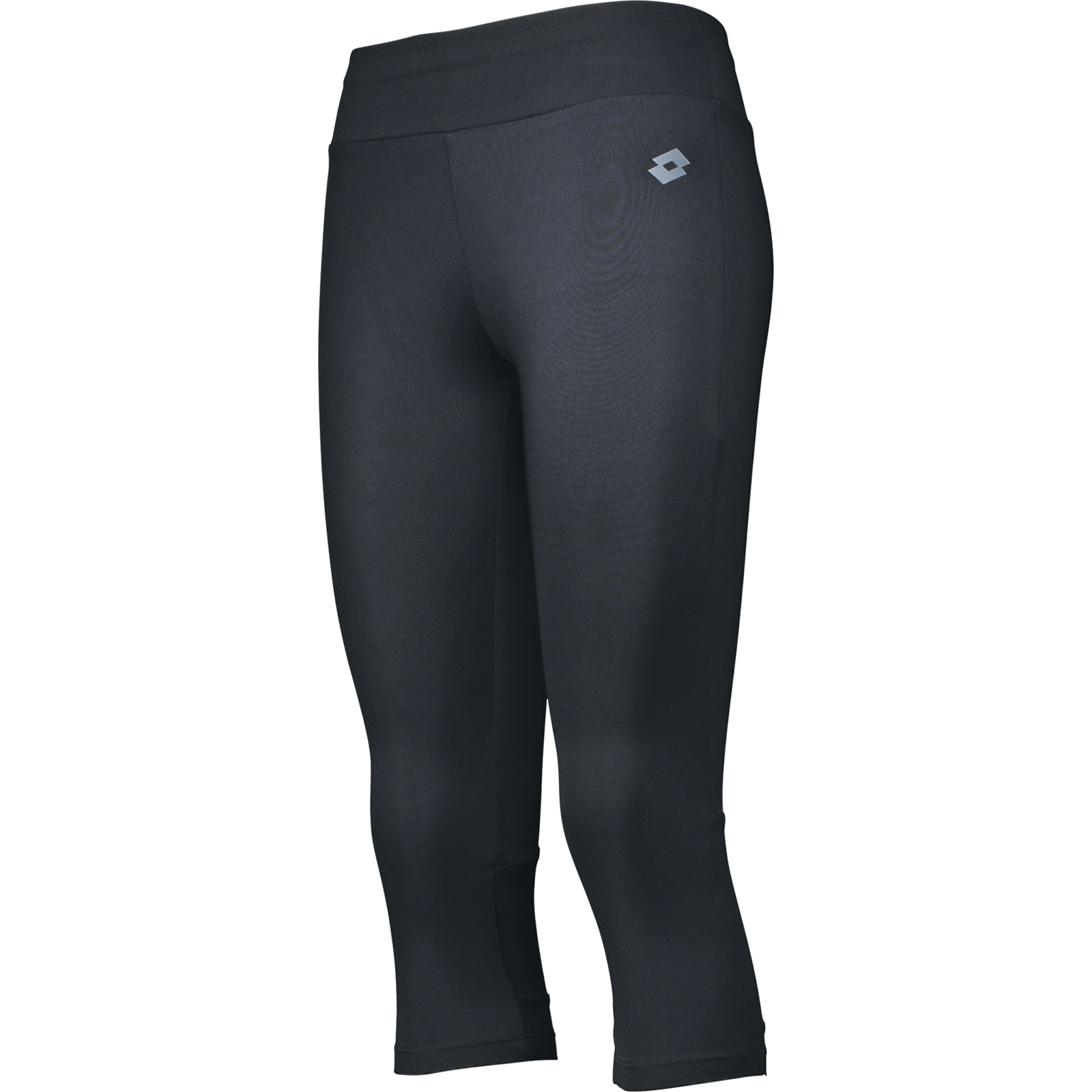 Lotto Damen-3/4-Leggings L, schwarz